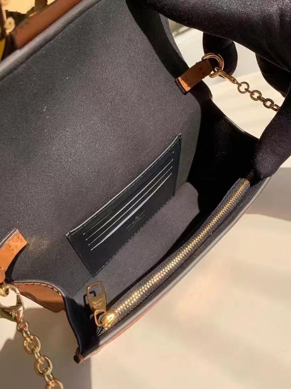 Louis Vuitton Dauphine Chain Wallet Monogram