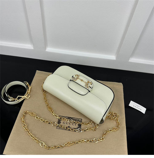 구찌 1955 홀스빗 메탈 스몰 숄더백