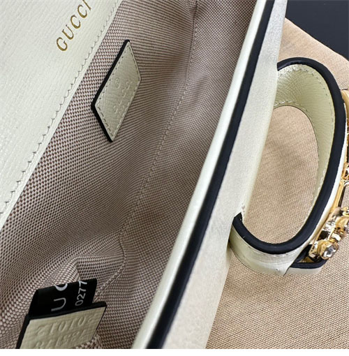 구찌 1955 홀스빗 메탈 스몰 숄더백