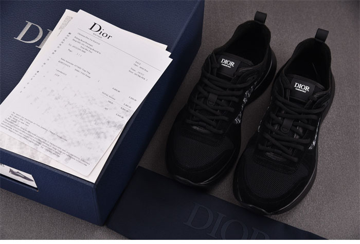 디올 B25 러너 스니커즈 블랙
