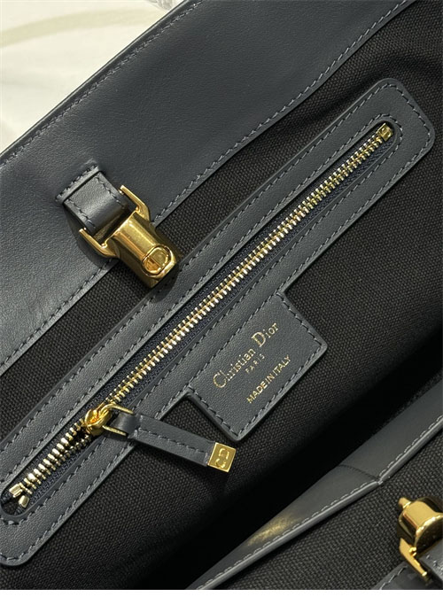 디올 뚜주흐 백 라지 블랙 오블리크