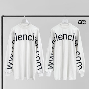 발렌시아가 롱슬리브 도트 BAL.COM 긴팔 티셔츠