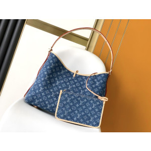 Louis Vuitton Carry All Monogram Denim