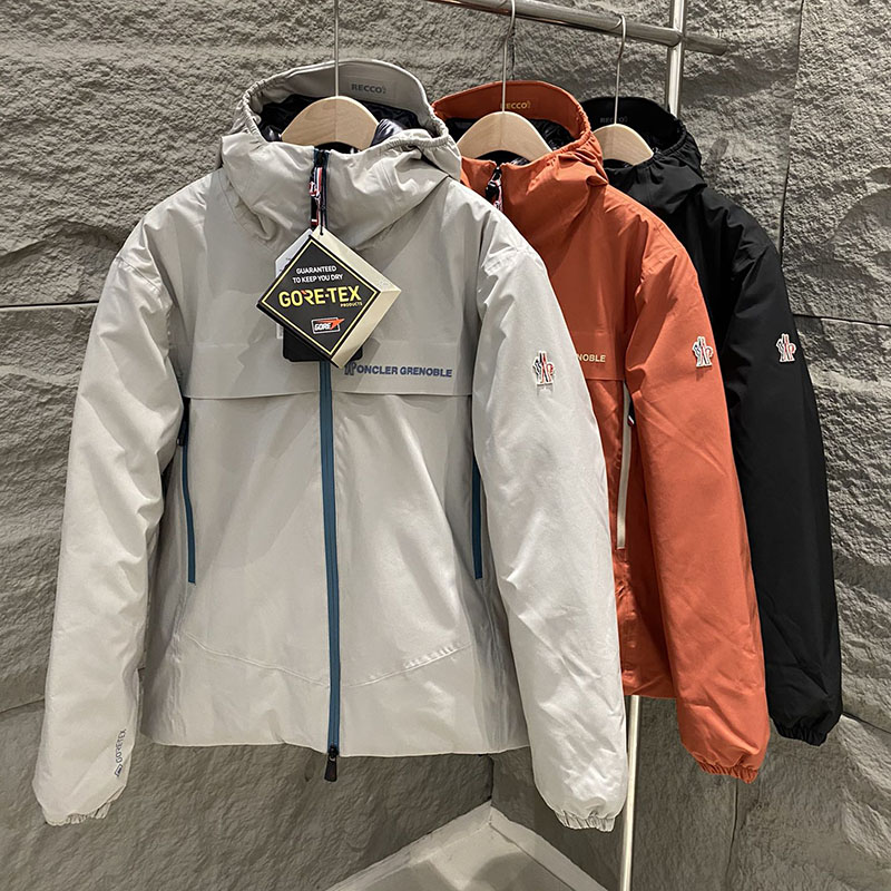 몽클레어 그레노블 쉽톤 윈드브레이커 후드 블랙