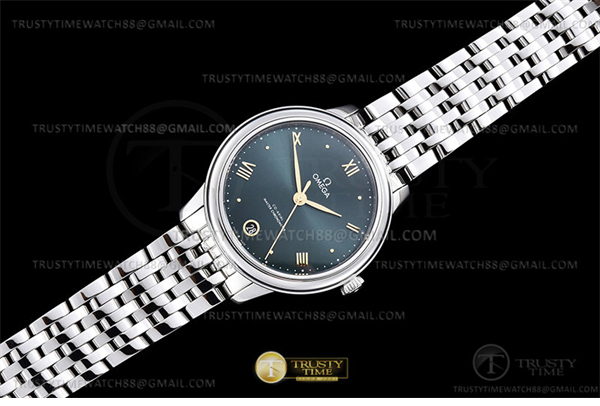 VS공장 오메가 드 빌 스틸 그린다이얼 로즈골드인덱스 브레이슬릿 De Ville Prestige 34mm SS_SS P-Grn_RG VSF A8800