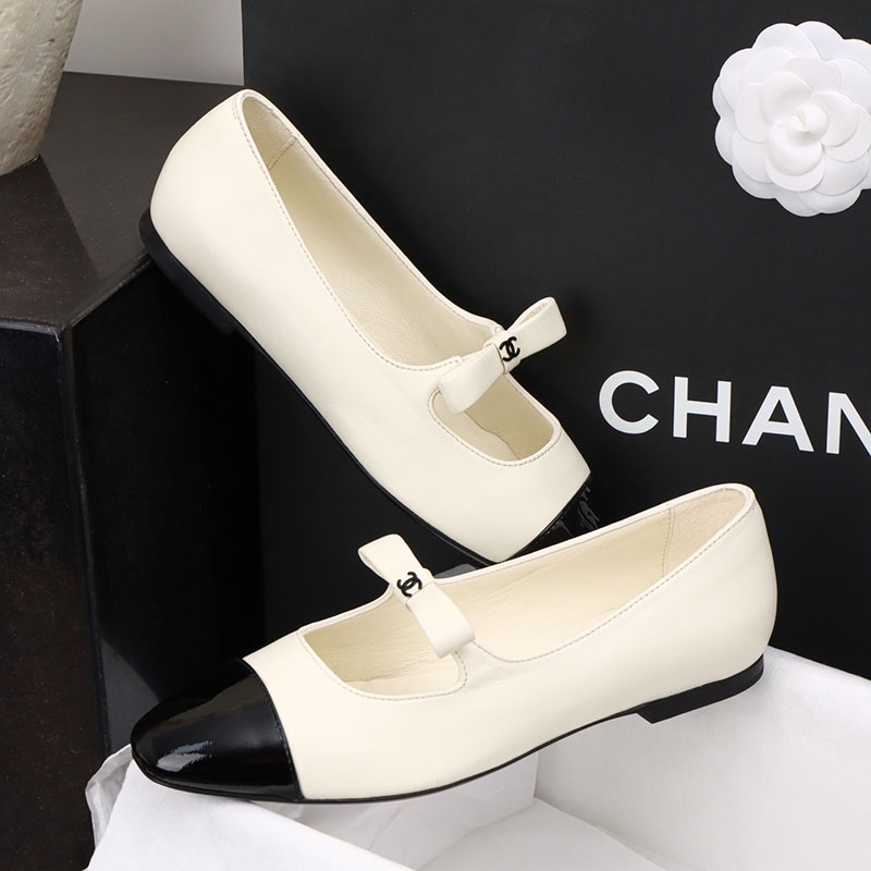 샤넬 25B 메리 제인 발레리나 플랫 슈즈