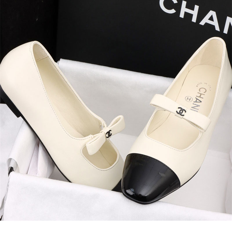 샤넬 25B 메리 제인 발레리나 플랫 슈즈