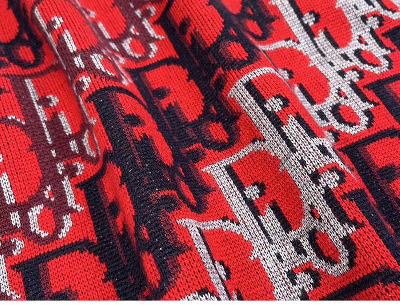 디올 멀티 컬러 오블리크 올오버 스웨터