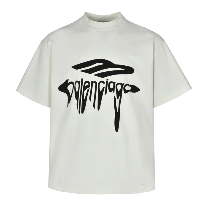 발렌시아가 3B 리퀴파이드 오버사이즈 반팔 티셔츠