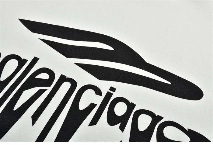 발렌시아가 3B 리퀴파이드 오버사이즈 반팔 티셔츠