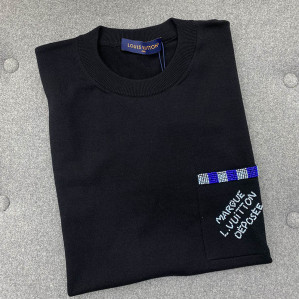 루이비통 엠벨리시드 쇼트 슬리브드 코튼 크루넥 반팔