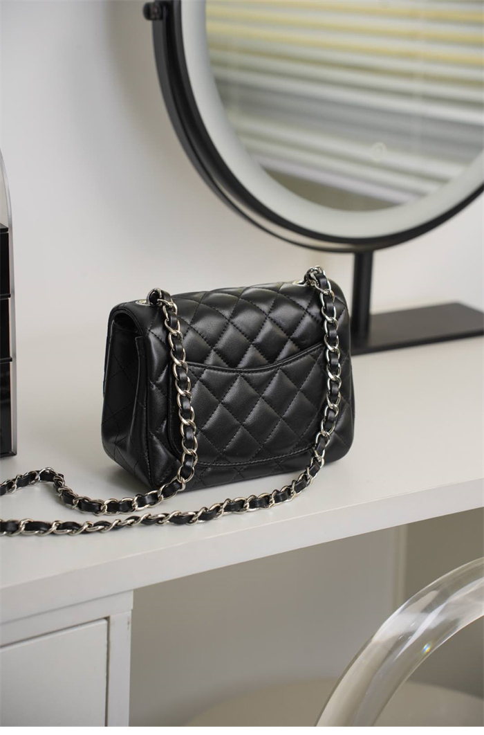 샤넬 클래식 플랩 은장