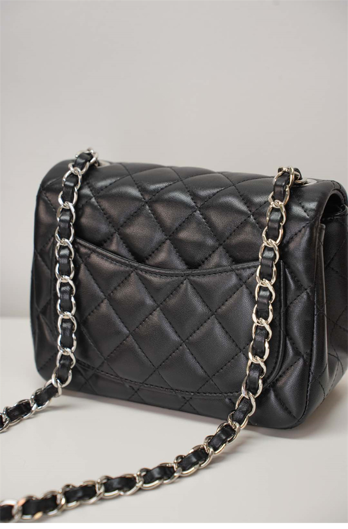 샤넬 클래식 플랩 은장