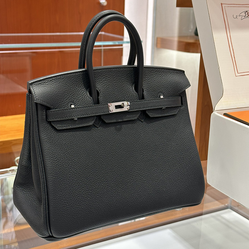 에르메스 버킨백 25 토고 은장