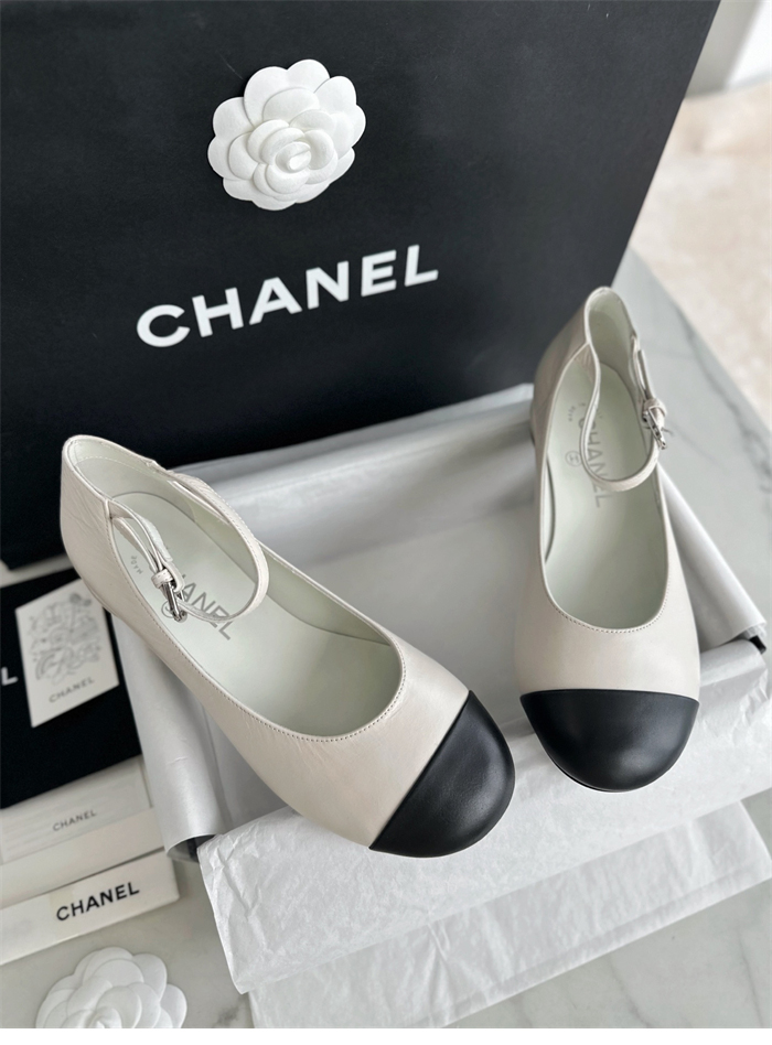 샤넬 메리제인 스트랩 슈즈
