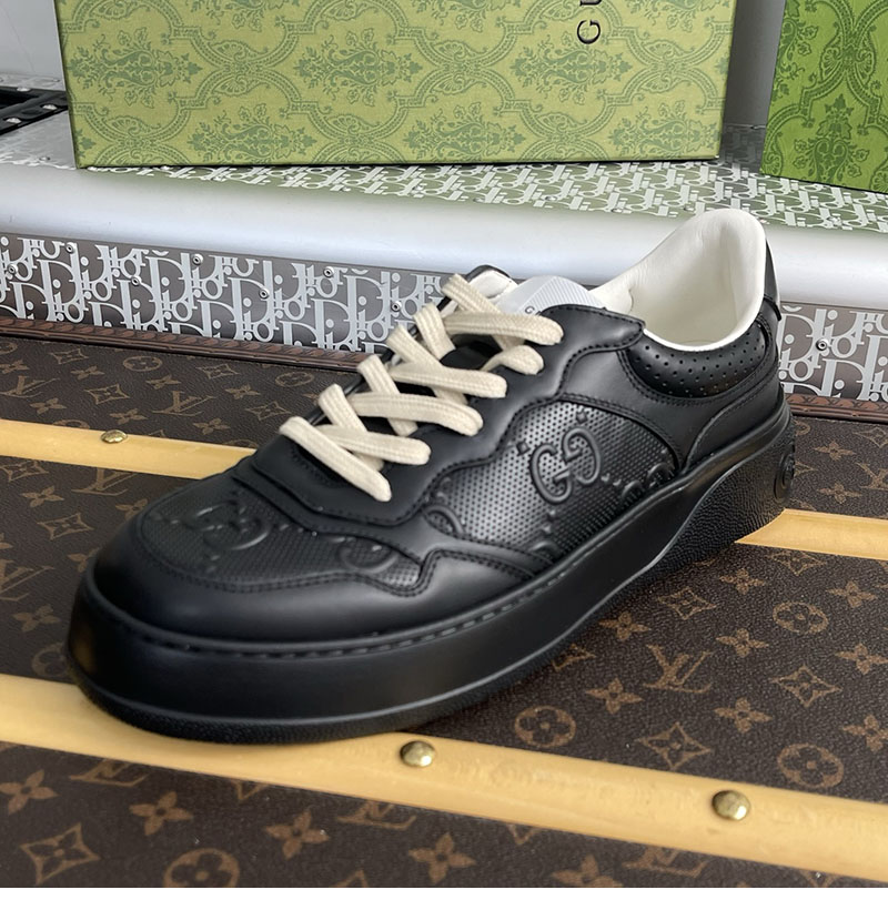 구찌 GG 캔버스 스니커즈 블랙