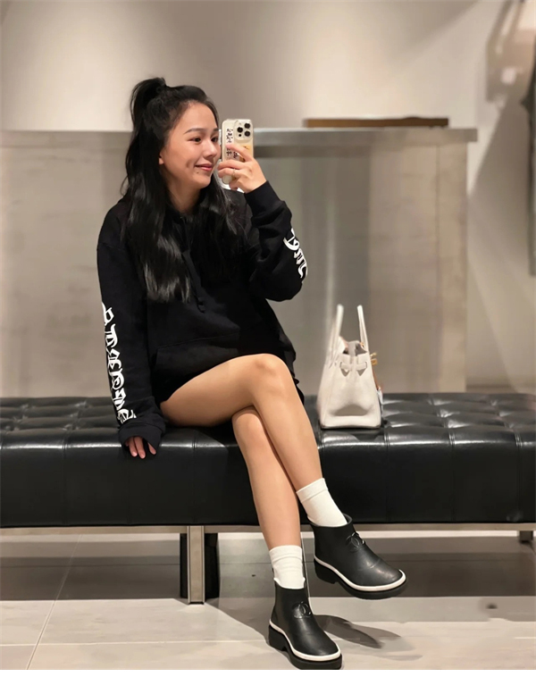 샤넬 CC로고 하프 앵클 러버부츠 레인부츠 장화