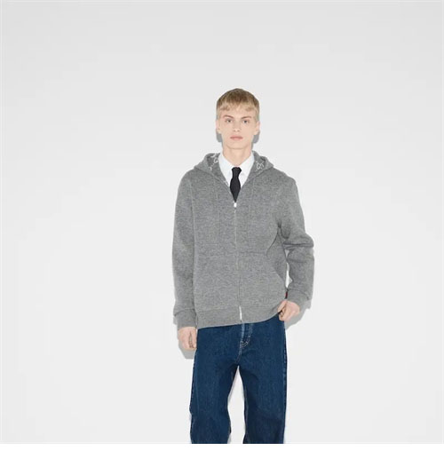 구찌 리버시블 GG 울 후드 집업