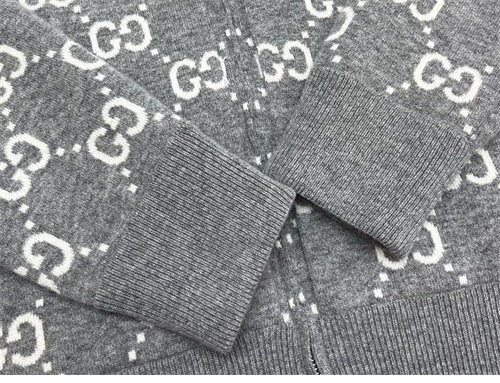 구찌 리버시블 GG 울 후드 집업