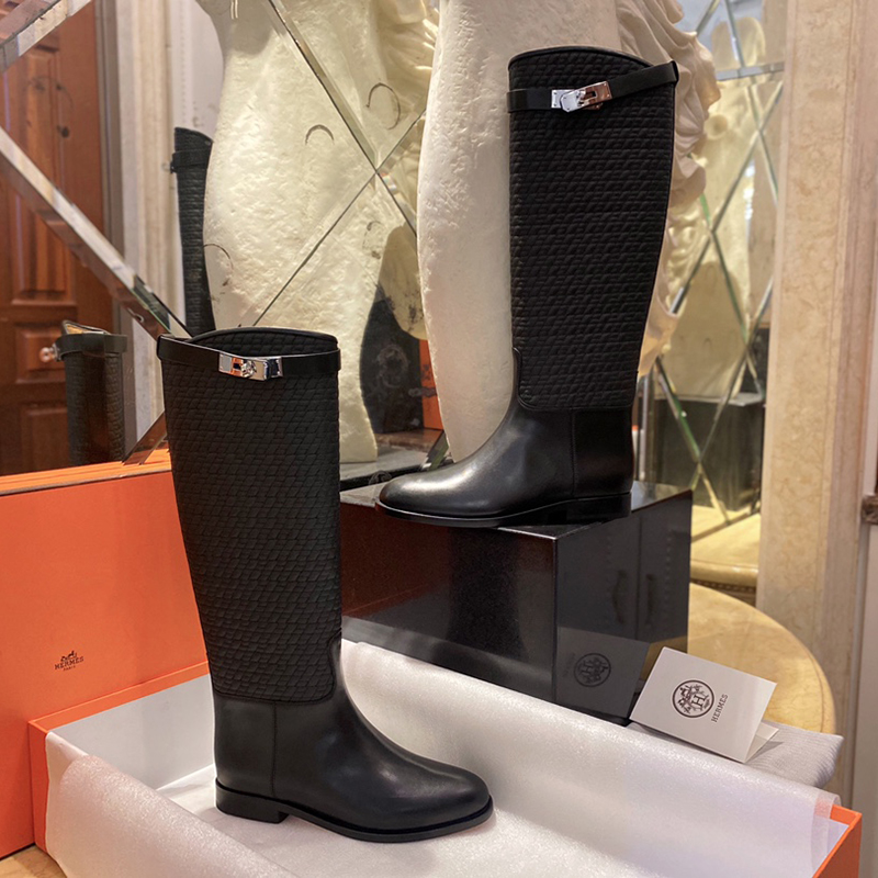 에르메스 점핑 켈리 롱 부츠