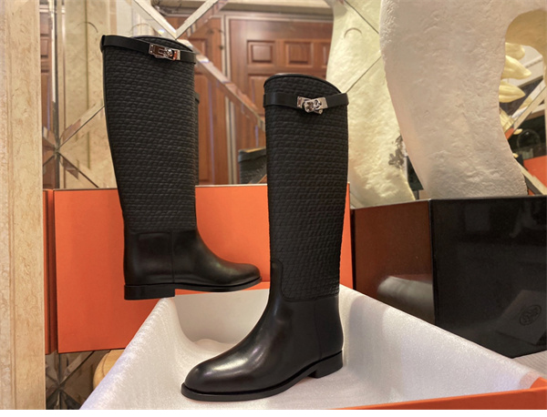 에르메스 점핑 켈리 롱 부츠
