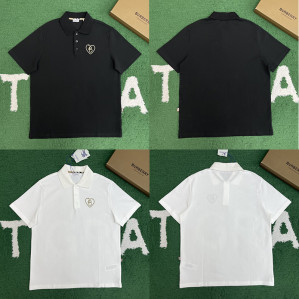 버버리 B 하트 로고 코튼 폴로 셔츠