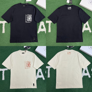 펜디 반다나 코랄 FF 코튼 반팔 티셔츠