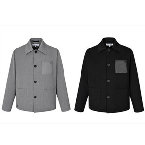 로에베 울 캐시미어 아나그램 워크웨어 자켓