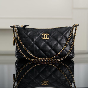 샤넬 25s 금장 호보 백