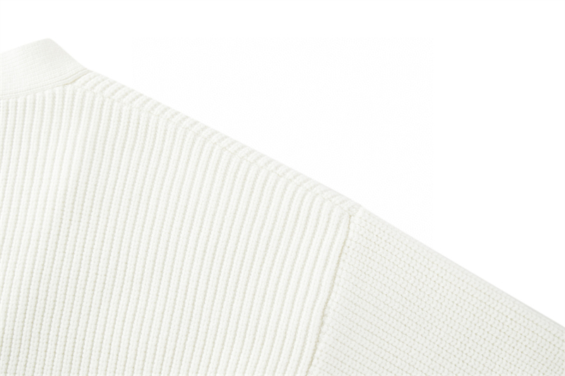 발렌시아가 로고 패치 울 블렌드 V넥 가디건