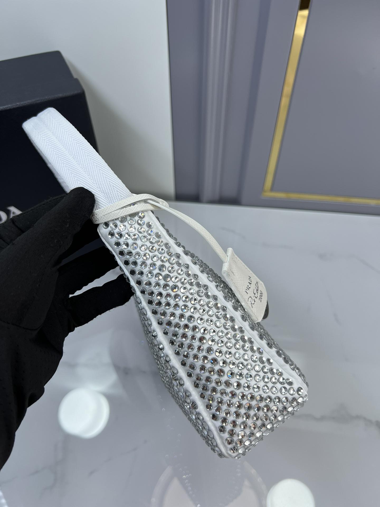 Prada Rhinestones Re - Edition Soulder