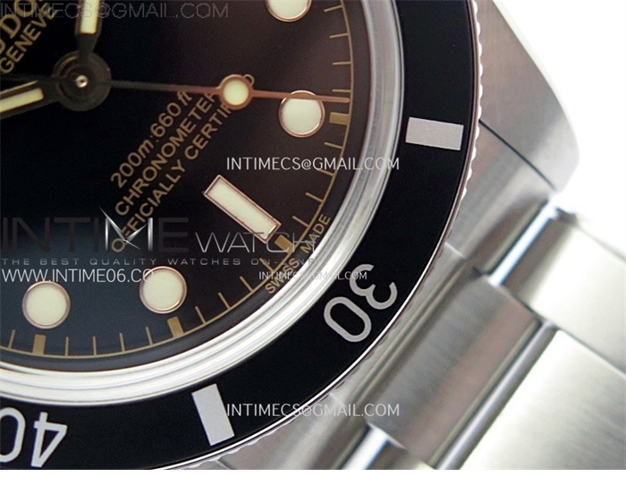 ZF공장 튜더 블랙베이54 스틸 블랙베젤 블랙다이얼 브레이슬릿 37mm Heritage Black Bay M79000N 37mm SS ZF 1_1 Best Edition Black Dial Black Bezel on SS Bracelet A2824