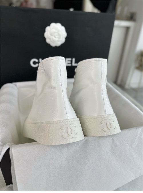 샤넬 24p CC로고 하이탑 스니커즈