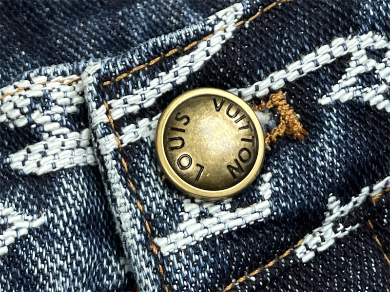 루이비통 모노그램 데님 스케이트 팬츠