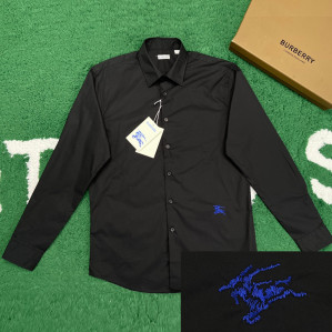 버버리 나이트 자수 코튼 포멀 셔츠 “2COLOR”