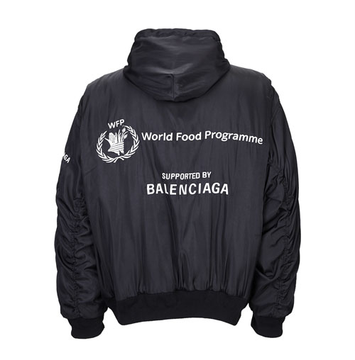 발렌시아가 WFP 후드 봄버 자켓