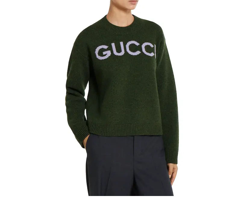 구찌 인타르시아 울 탑 스웨터