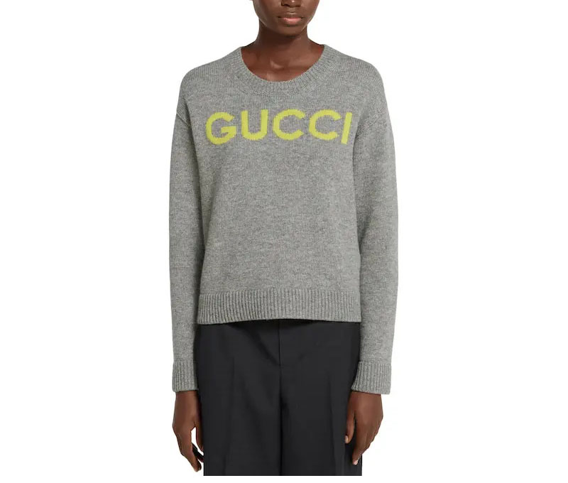 구찌 인타르시아 울 탑 스웨터