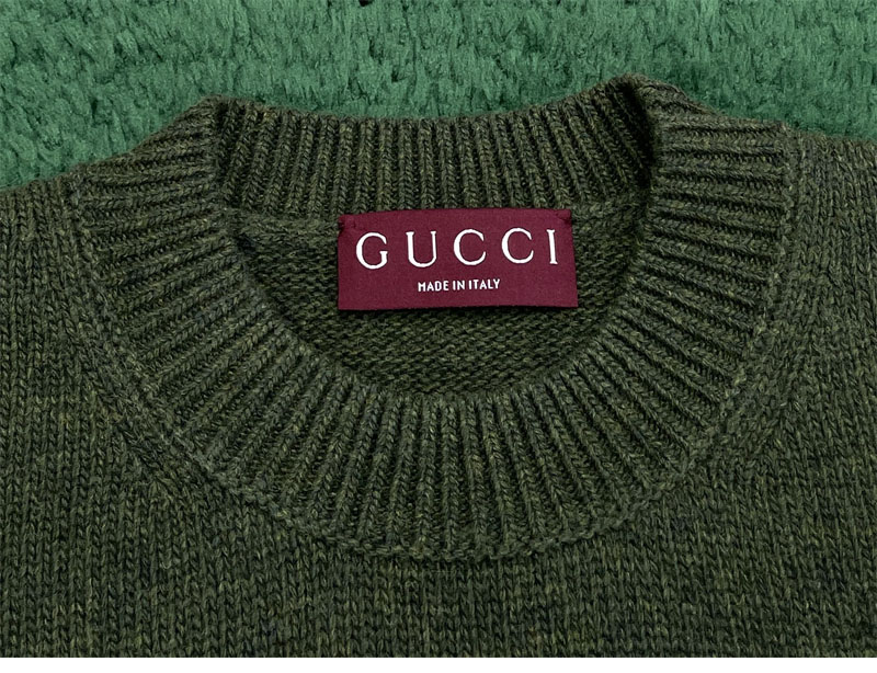 구찌 인타르시아 울 탑 스웨터