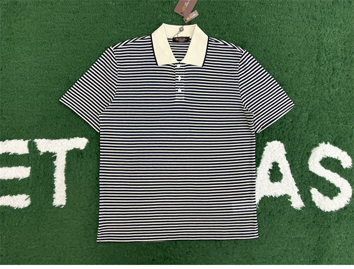 로로피아나 크레미아 리넨 폴로 셔츠