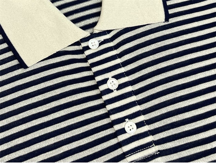 로로피아나 크레미아 리넨 폴로 셔츠