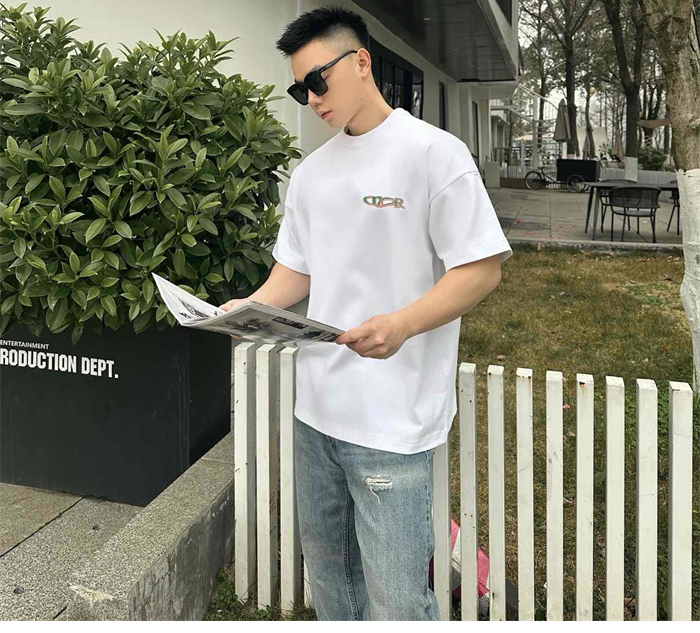 디올 x 루이스 해밀턴 하우스 시그니처 반팔 티셔츠