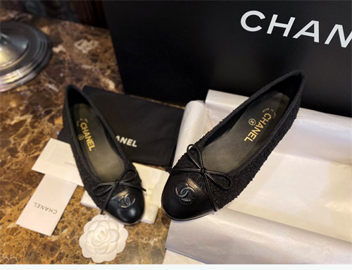 샤넬 플랫 발레리나 슈즈